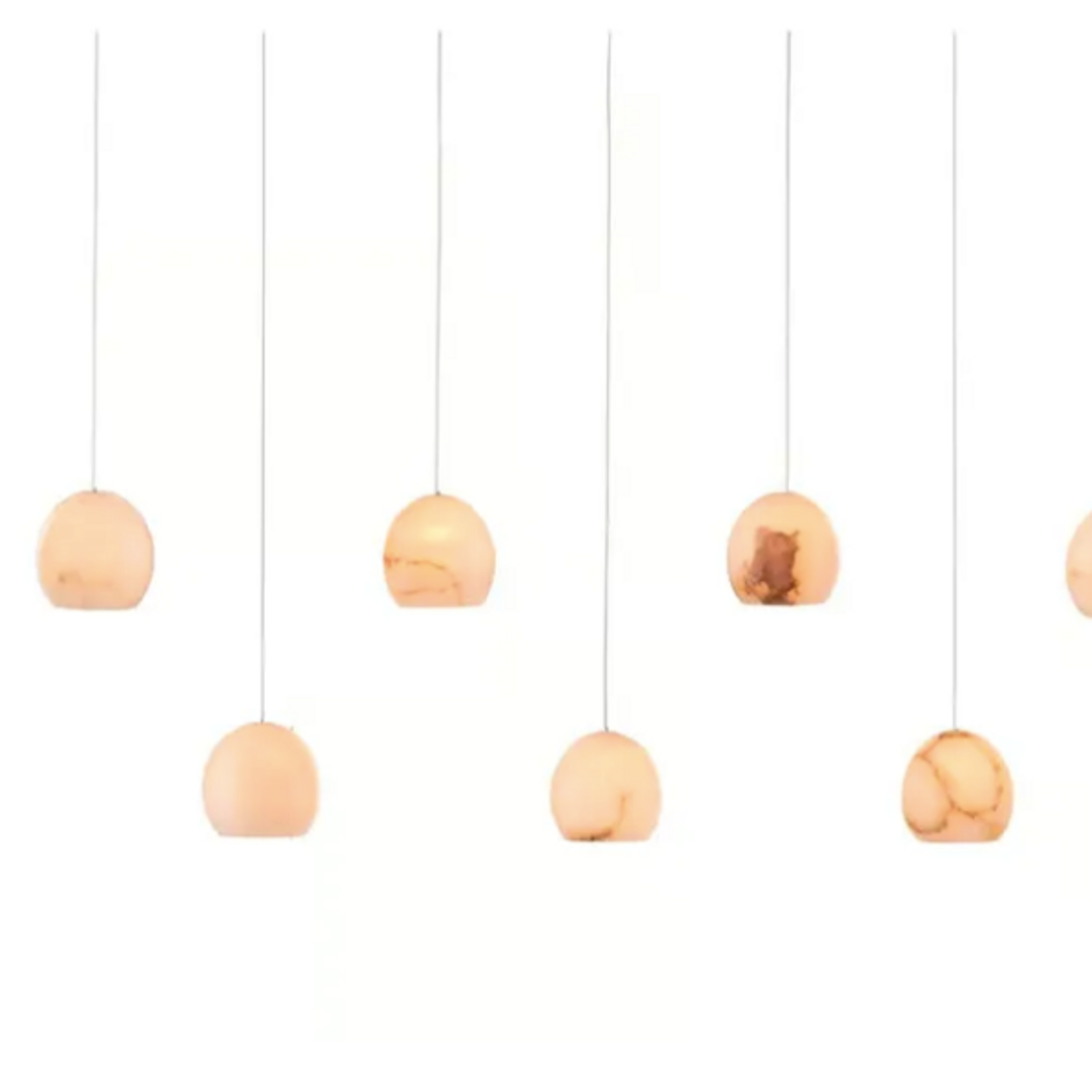 Alabaster Maeva Rectangular Chandelier - King Lamps