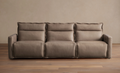Rowland Leather Three-Piece Motion Modular Sofa