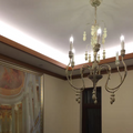 French Vintage Candle Chandelier for Living Room/Bedroom-King Lamps