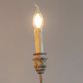 French Vintage Candle Chandelier for Living Room/Bedroom-King Lamps