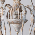 French Vintage Candle Chandelier for Living Room/Bedroom-King Lamps