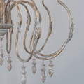 French Vintage Candle Chandelier for Living Room/Bedroom-King Lamps