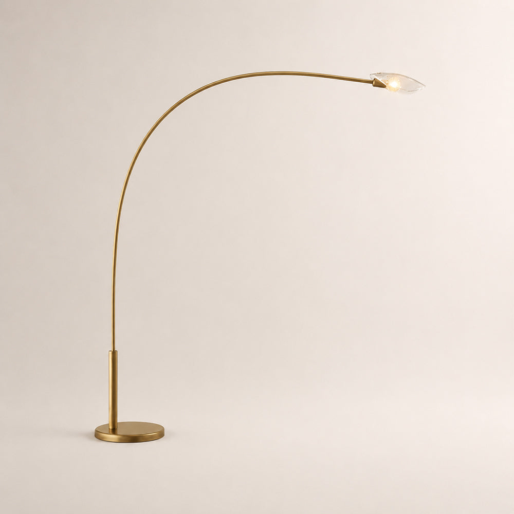 Shesara Clear Glass Floor Lamp