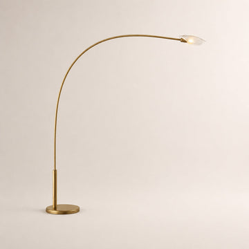 Shesara Clear Glass Floor Lamp