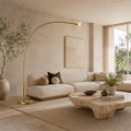 Shesara Clear Glass Floor Lamp