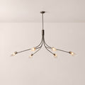 Shesara Clear Glass Linear Chandelier
