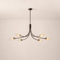 Shesara Clear Glass Linear Chandelier