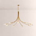 Shesara Clear Glass Round Chandelier