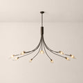 Shesara Clear Glass Round Chandelier
