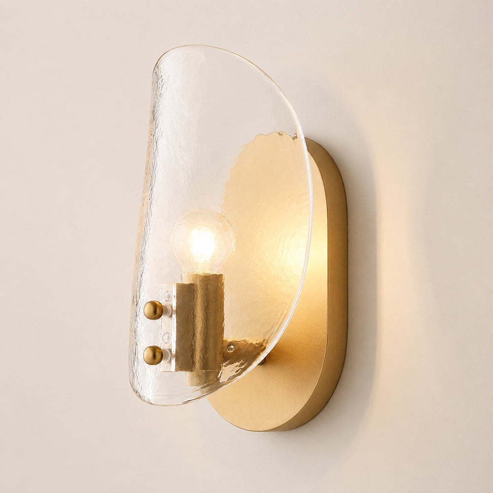 Shesara Clear Glass Sconce