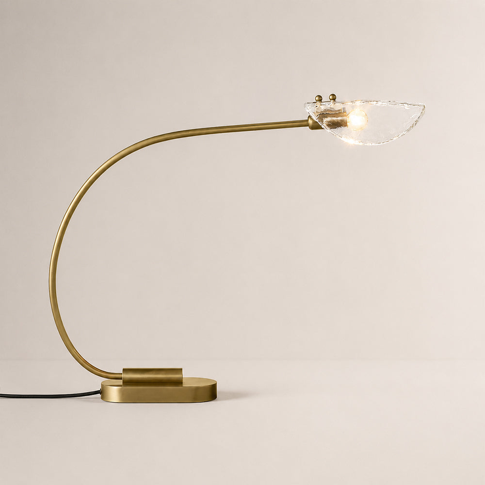 Shesara Clear Glass Table Lamp
