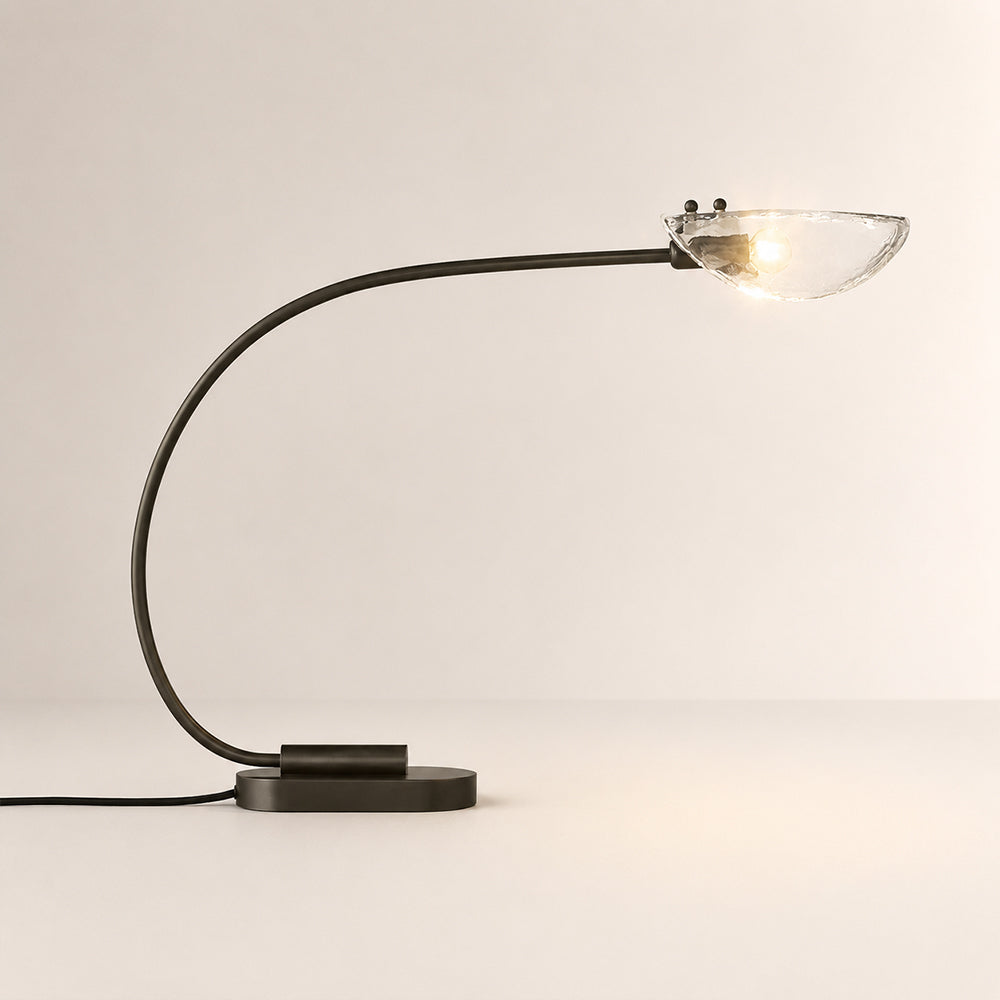 Shesara Clear Glass Table Lamp