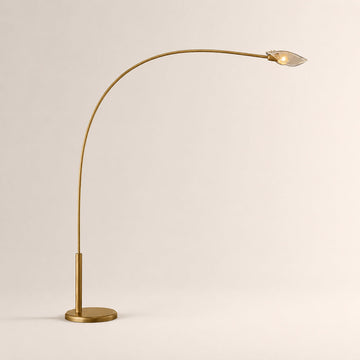 Shesara Smoke Glass Floor Lamp