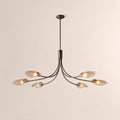 Shesara Smoke Glass Linear Chandelier