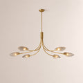 Shesara Smoke Glass Linear Chandelier