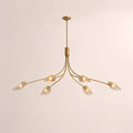 Shesara Smoke Glass Linear Chandelier