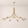 Shesara Smoke Glass Round Chandelier