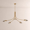 Shesara Smoke Glass Round Chandelier