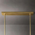 Boule Glass Double Linear Chandelier 60