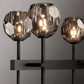 Boule Glass Double Linear Chandelier 60
