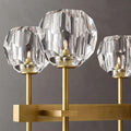 Boule Glass Double Linear Chandelier 60