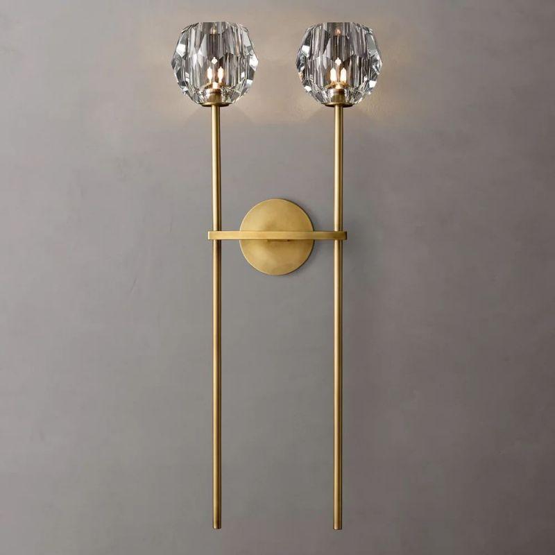 Boule Glass Double Sconce - King Lamps