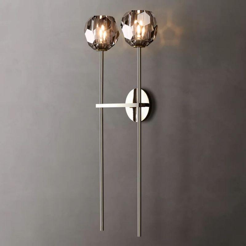 Boule Glass Double Sconce - King Lamps