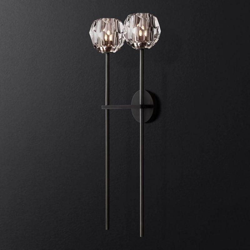 Boule Glass Double Sconce - King Lamps