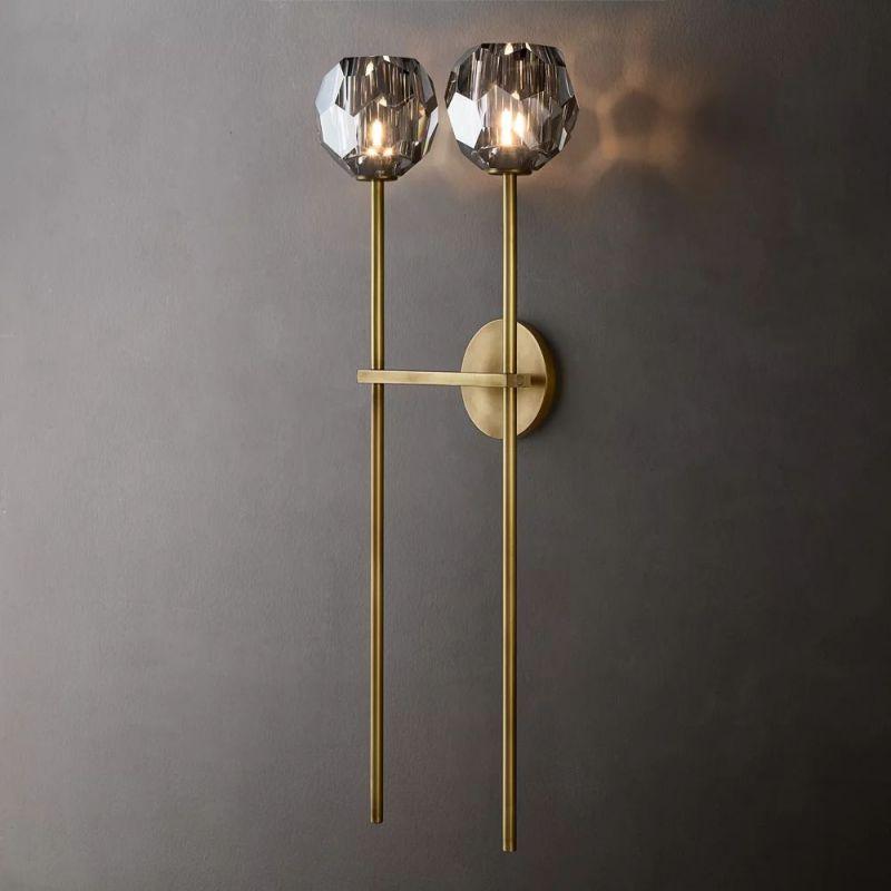 Boule Glass Double Sconce - King Lamps