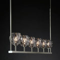 Boule Glass Linear Chandelier 60