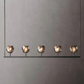Boule Glass Linear Chandelier 48