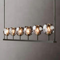 Boule Glass Linear Chandelier 60