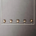 Boule Glass Linear Chandelier 48
