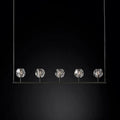Boule Glass Linear Chandelier 48
