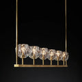 Boule Glass Linear Chandelier 60