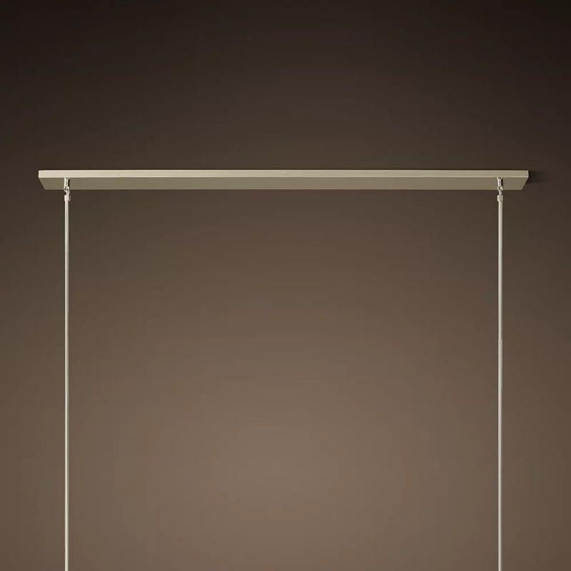 Boule Glass Linear Chandelier 60" - King Lamps