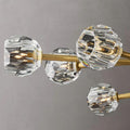 Boule Glass Oval Chandelier 72