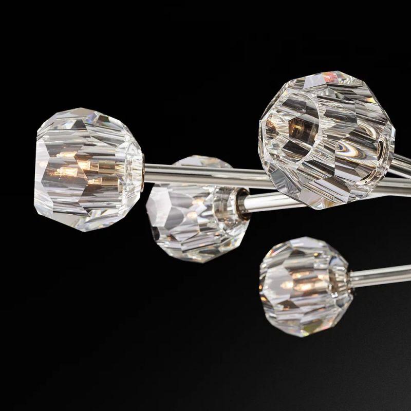 Boule Glass Oval Chandelier 72" - King Lamps