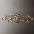 Boule Glass Oval Chandelier 72