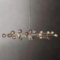 Boule Glass Oval Chandelier 72