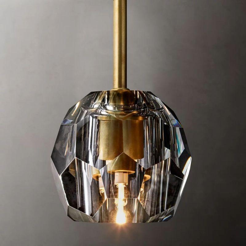 Boule Glass Rod Pendant - King Lamps