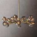 Boule Glass Round Chandelier 36