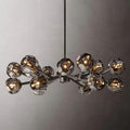 Boule Glass Round Chandelier 36
