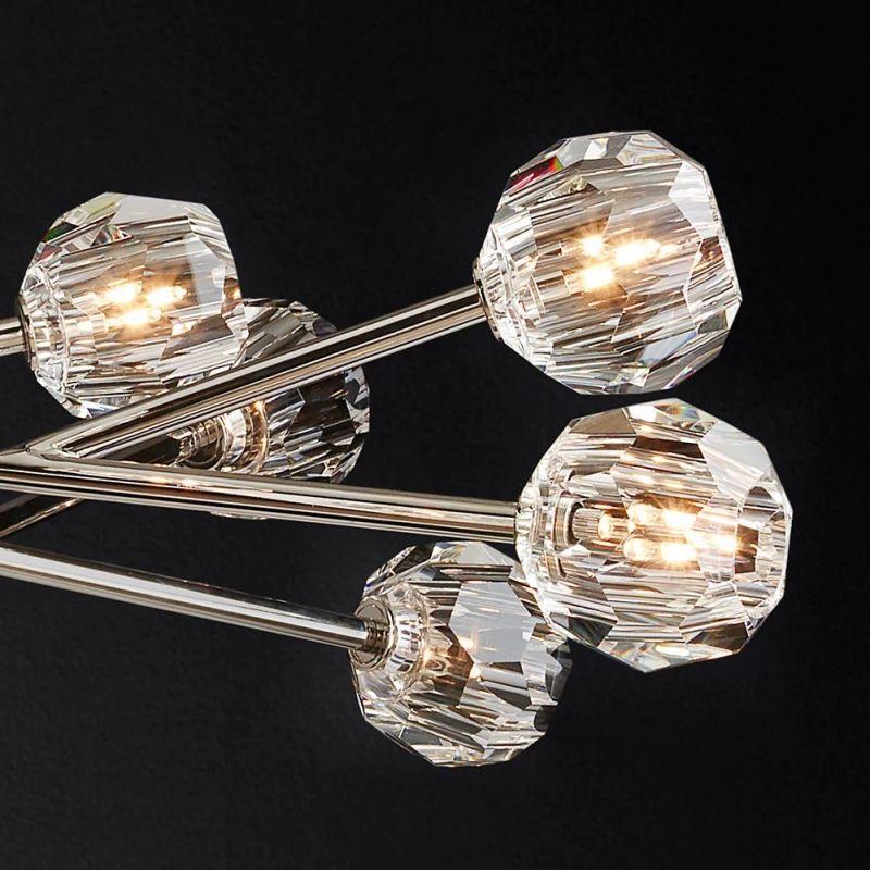 Boule Glass Round Chandelier 60" - King Lamps