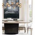 Boule Glass Round Chandelier 48