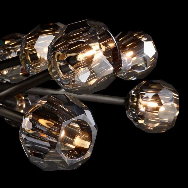 Boule Glass Round Chandelier 48" - King Lamps