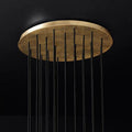 Boule Glass Round Cluster Chandelier 24