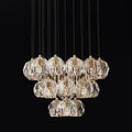 Boule Glass Round Cluster Chandelier 24
