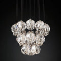 Boule Glass Round Cluster Chandelier 19