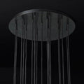Boule Glass Round Cluster Chandelier 24